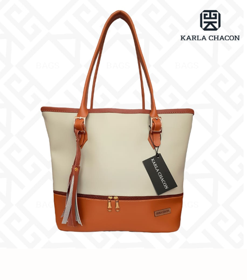Bolso Karla Chacon Asia Beige Miel