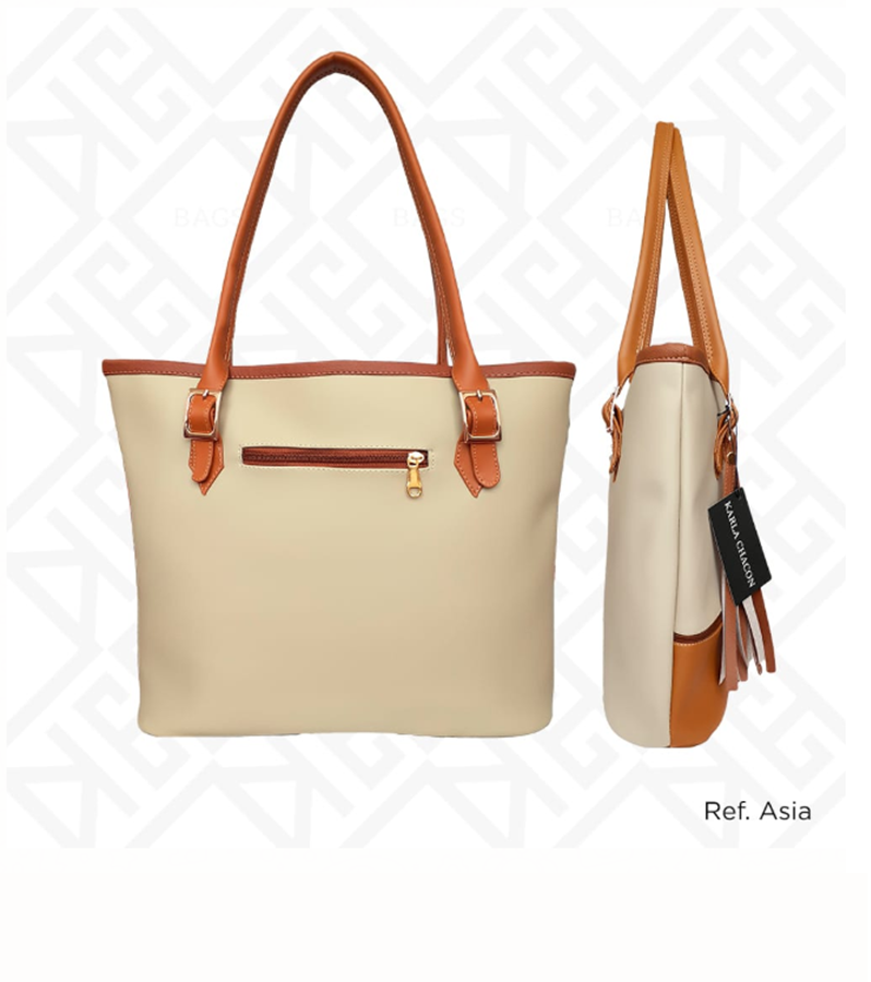 Bolso Karla Chacon Asia Beige Miel