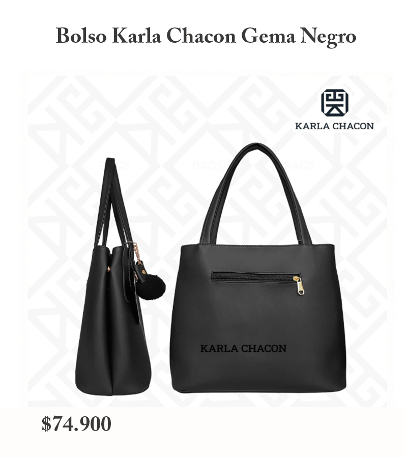 Bolso Karla Chacon Gema Negro
