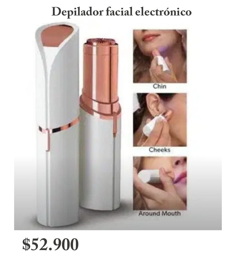 Depilador facial electrónico