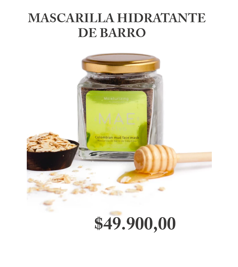 MASCARILLA HIDRATANTE DE BARRO     
  