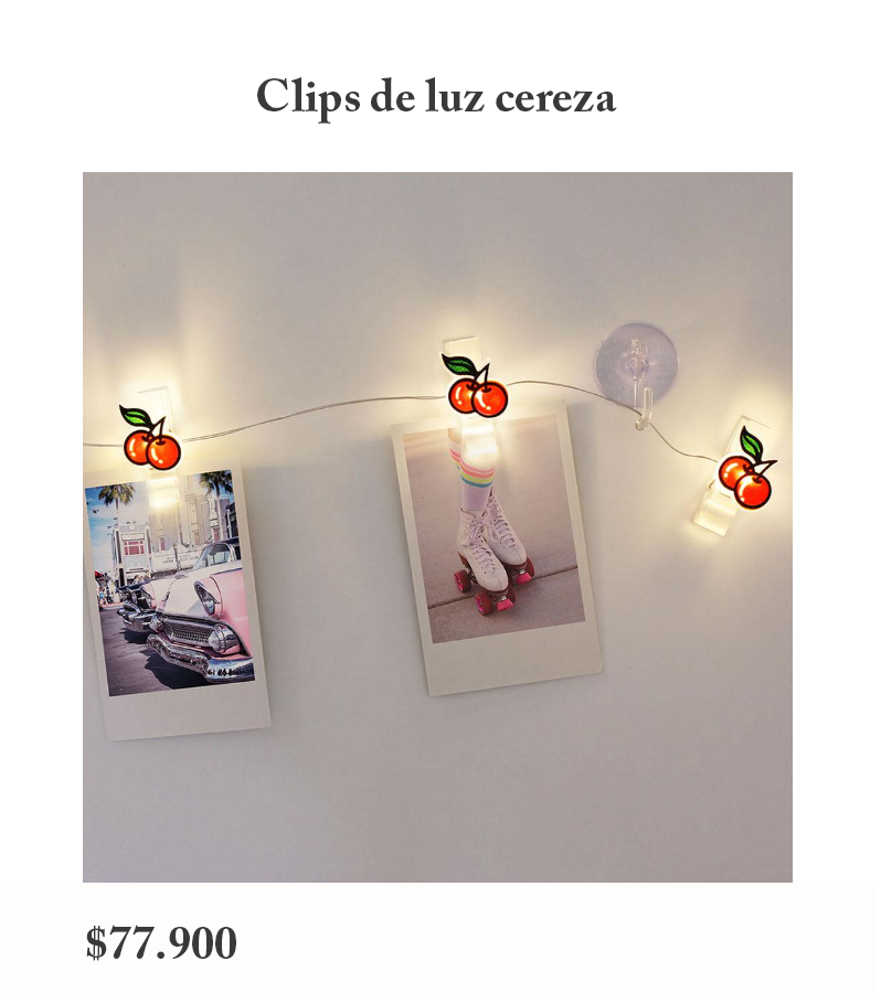 Clips de luz cereza