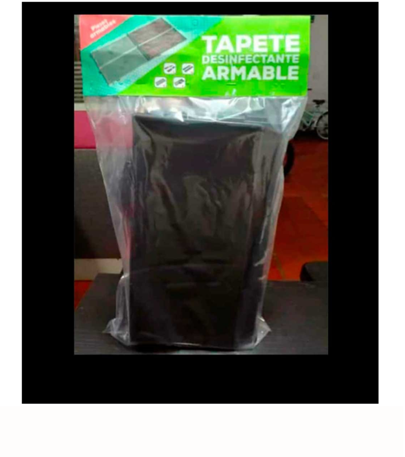 Tapete Desinfectante Plegable Para Zapatos Hogar o Negocio Pvc Antideslizante
